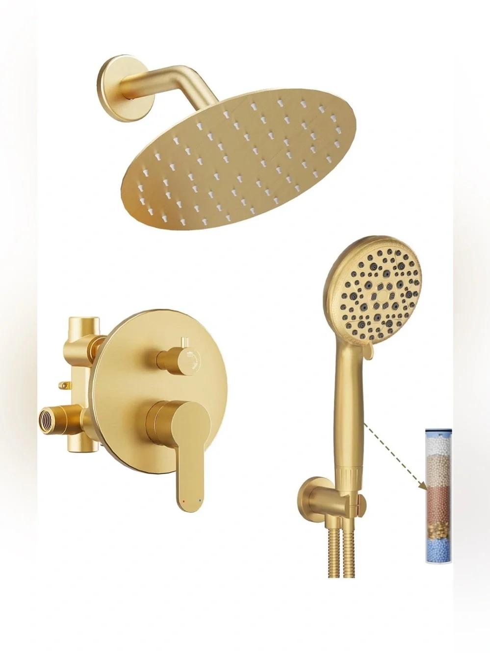 Shower faucet set
